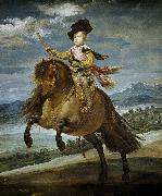 Diego Velazquez Equestrian Portrait of Prince Balthasar Charles oil on canvas